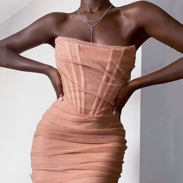 sruby pink mesh strapless bandage womans midi night club dress dress party dress bodycon lining bodycon in summer, Black;white
sruby pink mesh strapless bandage womans midi night club dress dress party dress bodycon lining bodycon in summer, Black;white