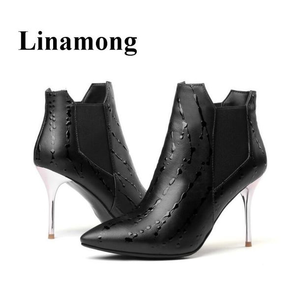 boots 2021 est s solid genuine leather metal heel fashion pointed toe high two color autumn women ankle, Black
boots 2021 est s solid genuine leather metal heel fashion pointed toe high two color autumn women ankle, Black