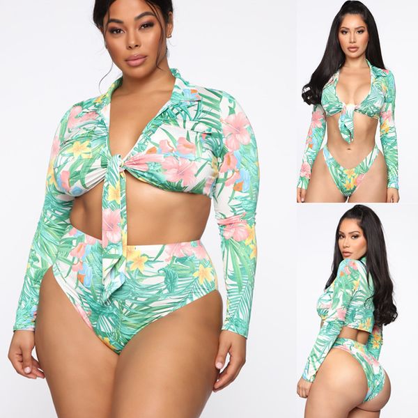 large 2021 size bikini long sleeve high waist fat woman swimsuit factory 2127, White;black
large 2021 size bikini long sleeve high waist fat woman swimsuit factory 2127, White;black