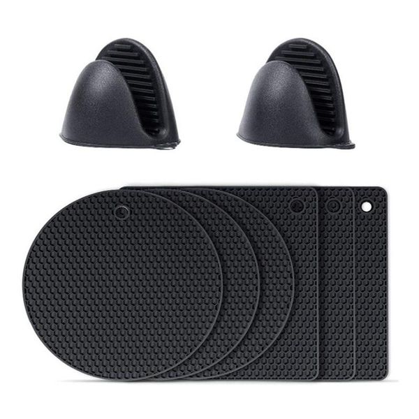 mats & pads tripod,insulation pads,6 pot holders and 2 gloves,heat-resistant,non-slip,heat-resistant ,honeycomb pattern
mats & pads tripod,insulation pads,6 pot holders and 2 gloves,heat-resistant,non-slip,heat-resistant ,honeycomb pattern