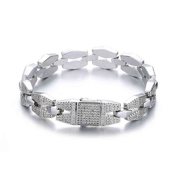 hip hop rapper miami cuban chain bracelet cz zircon ice out men's copper bracelet, Golden;silver
hip hop rapper miami cuban chain bracelet cz zircon ice out men's copper bracelet, Golden;silver