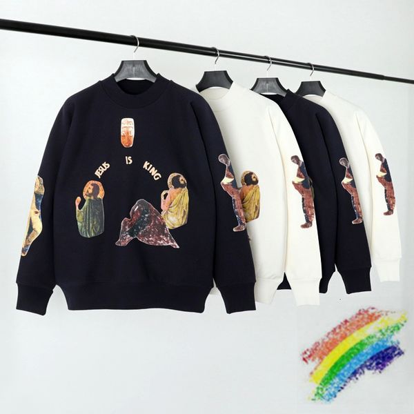 hoodies quality jesus is king crewneck sweatshirts men women sunday foaming printing service kanye west hoodie, Black
hoodies quality jesus is king crewneck sweatshirts men women sunday foaming printing service kanye west hoodie, Black