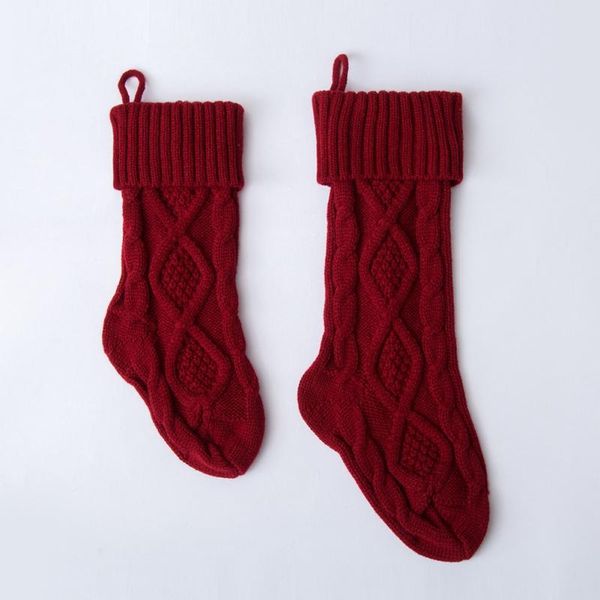 sports socks 1pc christmas knitted acrylic hosiery gift holder tree ornament stocking fireplace hanging decor with ring, Black
sports socks 1pc christmas knitted acrylic hosiery gift holder tree ornament stocking fireplace hanging decor with ring, Black