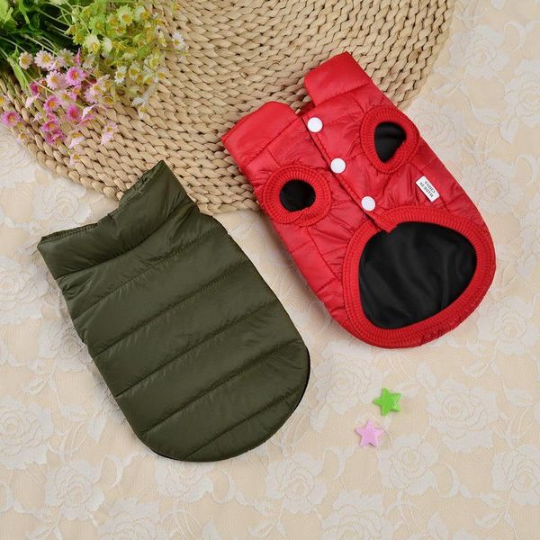 pet dog comfortable coat cotton-padded jacket solid color simple winter warm puppy padded soft sleeveless apparel
pet dog comfortable coat cotton-padded jacket solid color simple winter warm puppy padded soft sleeveless apparel