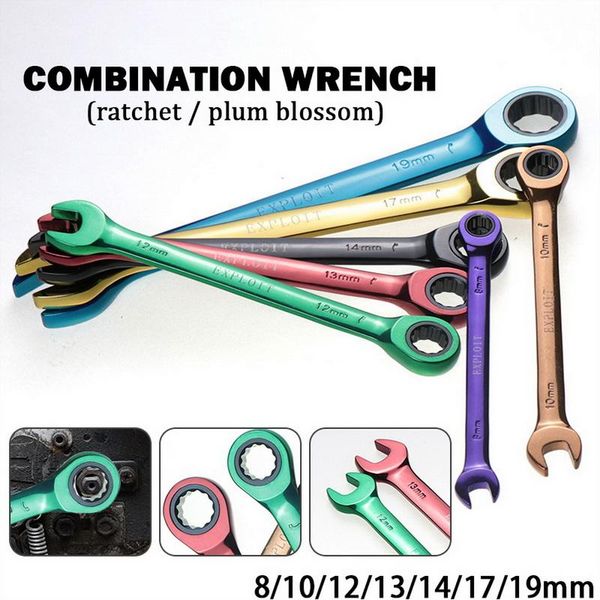 hand tools 7pcs color ratchet wrench multi-function dual-purpose open movable set 8-19mm
hand tools 7pcs color ratchet wrench multi-function dual-purpose open movable set 8-19mm