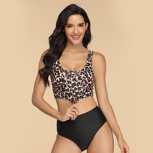 one-piece suits 2021 summer women leopard vest black high waist bikini set swimsuit beach swimwear sw405
one-piece suits 2021 summer women leopard vest black high waist bikini set swimsuit beach swimwear sw405