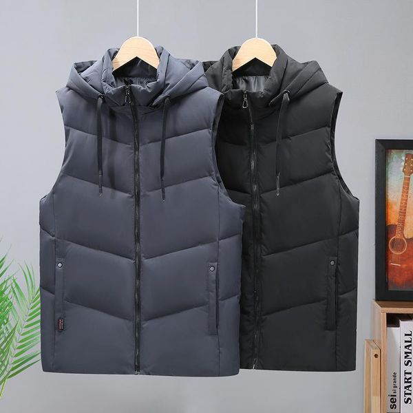 men's vests plus size 5xl- men vest jacket winter waterproof sleeveless fashion hooded casual autumn thicken waistcoat, Black;white
men's vests plus size 5xl- men vest jacket winter waterproof sleeveless fashion hooded casual autumn thicken waistcoat, Black;white