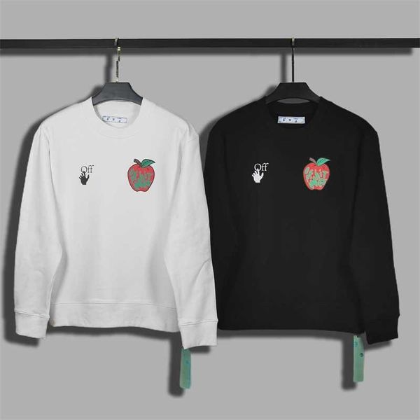 hoodies2021 autumn winter new off red apple hd casual men's and women's round neck sweater, Black
hoodies2021 autumn winter new off red apple hd casual men's and women's round neck sweater, Black