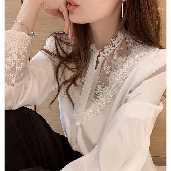 autumn fashion button up lace shirt vintage blouse women white black lady long sleeves female loose street shirts oversized women's blo
autumn fashion button up lace shirt vintage blouse women white black lady long sleeves female loose street shirts oversized women's blo