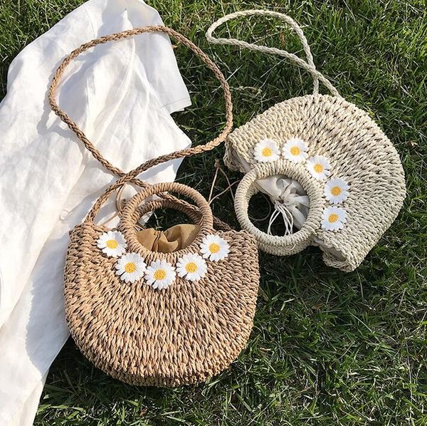 factory wholesale women handbag hand-woven daisy straw bag sweet little fresh woven handbags summer romantic beachs vacation beach bags, Black;red
factory wholesale women handbag hand-woven daisy straw bag sweet little fresh woven handbags summer romantic beachs vacation beach bags, Black;red