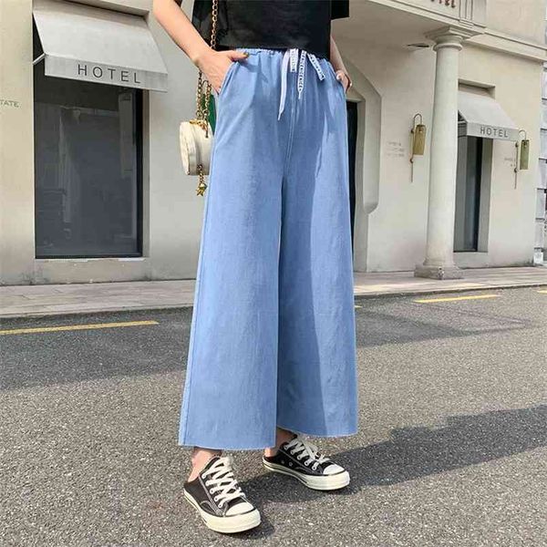arrival summer korea fashion women high waist cotton denim wide leg pants all-matched casual straight loose jeans s931 210512, Blue
arrival summer korea fashion women high waist cotton denim wide leg pants all-matched casual straight loose jeans s931 210512, Blue