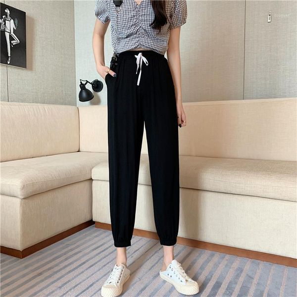 women's pants & capris fashion women jogging trousers high wasit loose joggers lace up sweatpants autumn clothes, Black;white
women's pants & capris fashion women jogging trousers high wasit loose joggers lace up sweatpants autumn clothes, Black;white