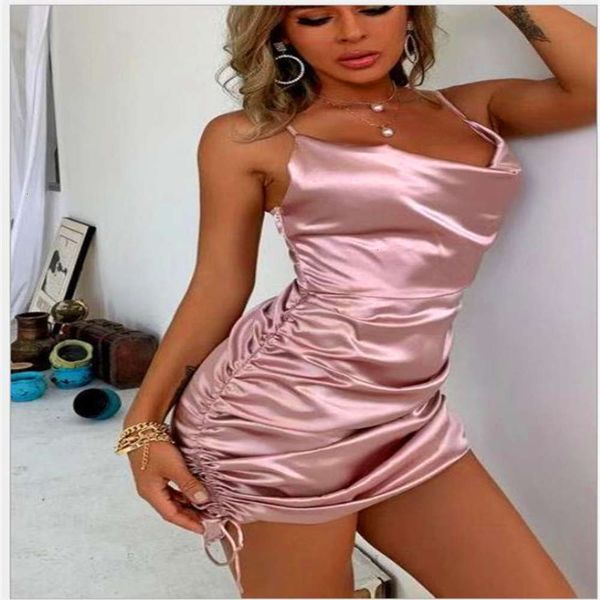 casual dresses dress women clothes women's side seam tuck knot satin sling open back waist comfortable p jget, Black;gray 
casual dresses dress women clothes women's side seam tuck knot satin sling open back waist comfortable p jget, Black;gray