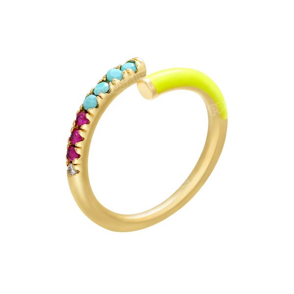 multicolor rainbow oil drop micro diamond-set zircon ring open jewelry female girlfriends, Golden;silver
multicolor rainbow oil drop micro diamond-set zircon ring open jewelry female girlfriends, Golden;silver