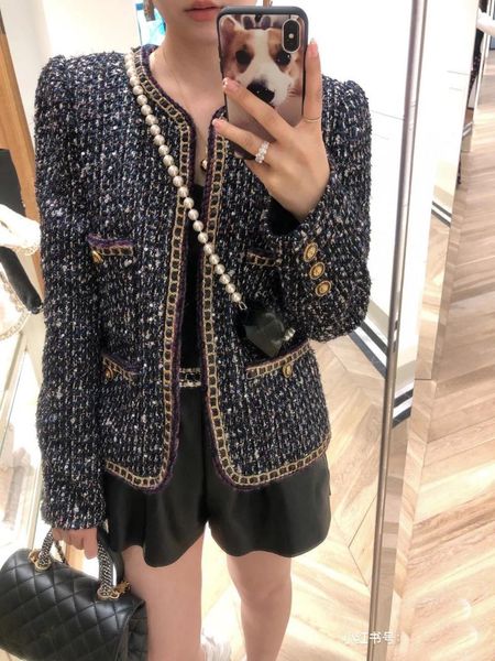 women's jackets autumn 2021fw luxury women 34% wool tweed jacket coat female causal 100% silk lining overcoat gdnz 7.07, Black;brown
women's jackets autumn 2021fw luxury women 34% wool tweed jacket coat female causal 100% silk lining overcoat gdnz 7.07, Black;brown