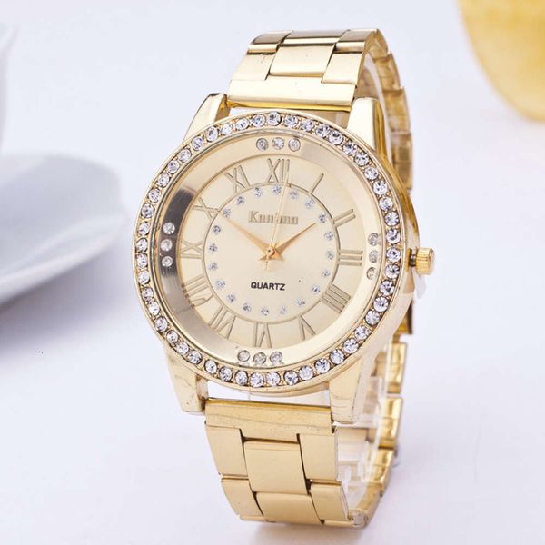 watch leisure fashion steel band women's diamond inlaid roman scale quartz, Slivery;brown
watch leisure fashion steel band women's diamond inlaid roman scale quartz, Slivery;brown