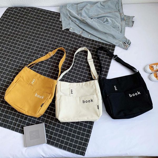 fashion women school bag canvas solid color shoulder bags for teenage girls large capacity books backpack
fashion women school bag canvas solid color shoulder bags for teenage girls large capacity books backpack