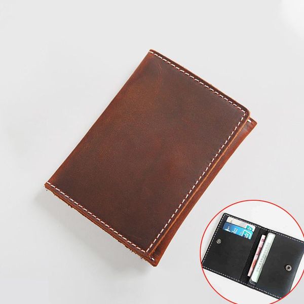 retro style all genuine leather two folds short style men and women wallet fashion 100% nature cowhide small purse cardholder, Red;black
retro style all genuine leather two folds short style men and women wallet fashion 100% nature cowhide small purse cardholder, Red;black