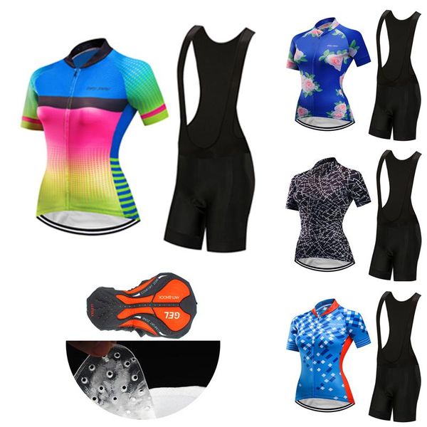 fashion lycra women summer cycling jersey set 2021 bike clothing sport suit mtb kit female bicycle clothes cyclist dress outfit racing sets, Black;blue
fashion lycra women summer cycling jersey set 2021 bike clothing sport suit mtb kit female bicycle clothes cyclist dress outfit racing sets, Black;blue