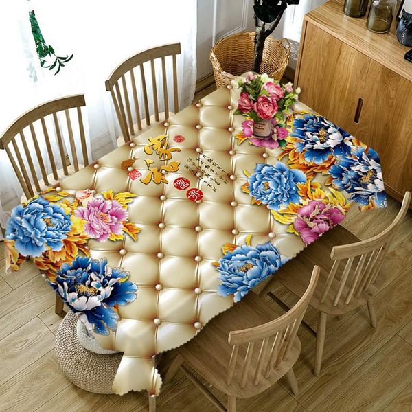 table cloth customizable 3d tablecloth rich peony washable thicken rectangular and round for wedding
table cloth customizable 3d tablecloth rich peony washable thicken rectangular and round for wedding