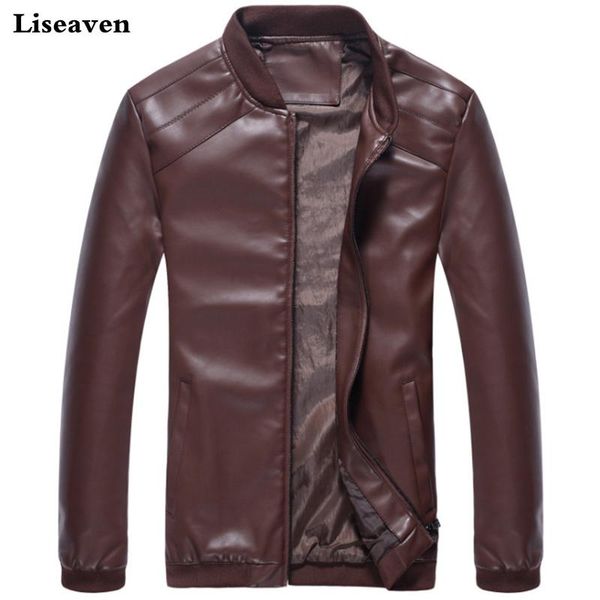 men's fur & faux liseaven pu jacket coats motorcycle leather jackets men autumn spring coat male clothing, Black
men's fur & faux liseaven pu jacket coats motorcycle leather jackets men autumn spring coat male clothing, Black
