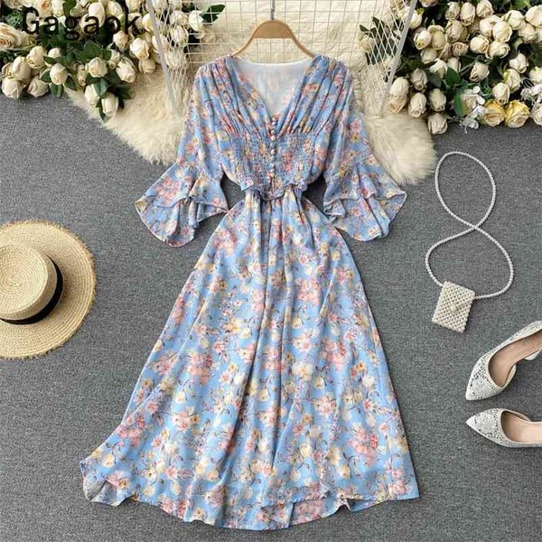 woman dress elegant sweet midi flare sleeve v-neck beach style dresses summer korean chic fashion wild vestidos 210531, Black;gray
woman dress elegant sweet midi flare sleeve v-neck beach style dresses summer korean chic fashion wild vestidos 210531, Black;gray