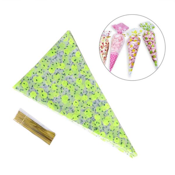 gift wrap 100pcs triangle candy packing bags cookies biscuits packaging with ties (green)
gift wrap 100pcs triangle candy packing bags cookies biscuits packaging with ties (green)