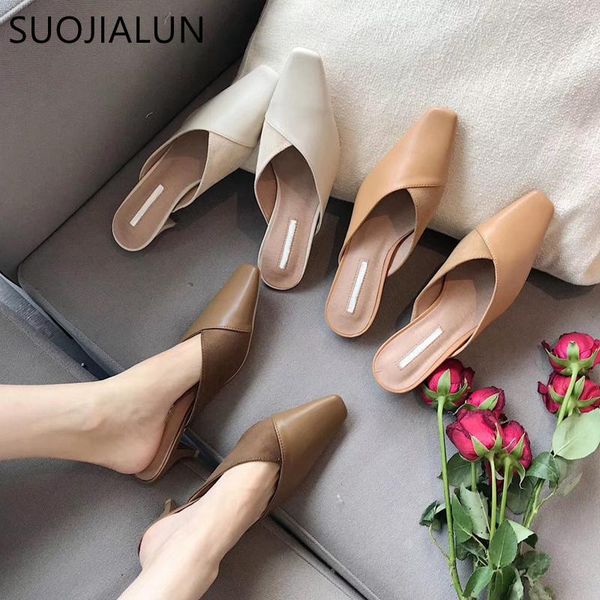 slippers suojialun ladies slides beach mules shoes 2021 autumn women pointed toe square med heels outsides slipper, Black
slippers suojialun ladies slides beach mules shoes 2021 autumn women pointed toe square med heels outsides slipper, Black