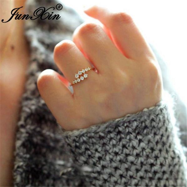 cluster rings junxin girls cute double row crystal thin for women yellow gold minimalist wedding ring stacking daily finger jewelry, Golden;silver
cluster rings junxin girls cute double row crystal thin for women yellow gold minimalist wedding ring stacking daily finger jewelry, Golden;silver
