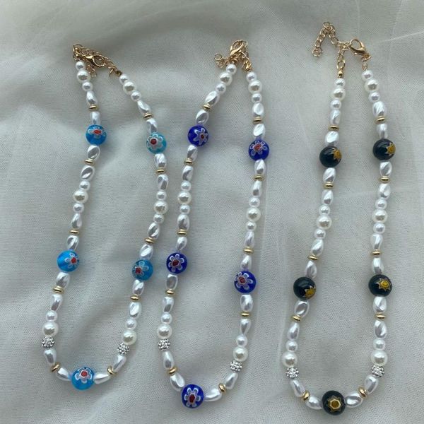 chokers 2021 colorful enamel daisy flower beads pearl necklace stacking fashion choker for women girls boho aesthetic jewelry, Golden;silver
chokers 2021 colorful enamel daisy flower beads pearl necklace stacking fashion choker for women girls boho aesthetic jewelry, Golden;silver