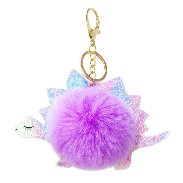 keychains creative bright pu artificial leather dinosaur shape fur ball key chain pendant ladies luggage car small gifts, Silver
keychains creative bright pu artificial leather dinosaur shape fur ball key chain pendant ladies luggage car small gifts, Silver