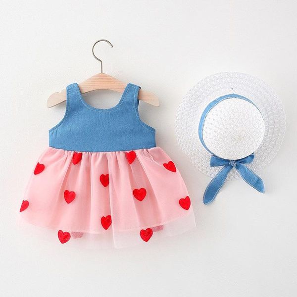 summer baby girls back bow jeans embroidered dress girl's dresses, Red;yellow
summer baby girls back bow jeans embroidered dress girl's dresses, Red;yellow