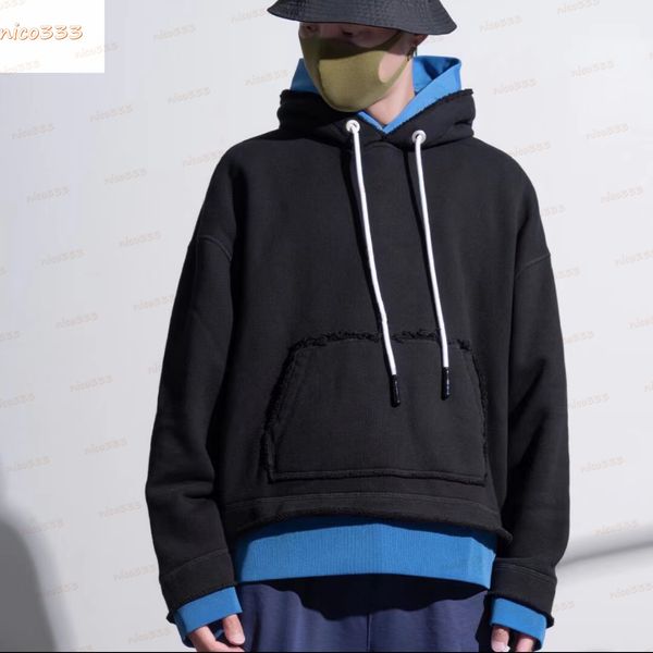 angels hoodies two color contrast stitching double-layer hat gray green black blue loose pullover mens and womens hooded sweater
angels hoodies two color contrast stitching double-layer hat gray green black blue loose pullover mens and womens hooded sweater