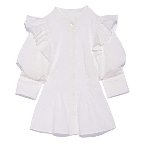 japanese sweet ol court style solid blouse women ruffles patchwork spring slim blusas stand collar puff sleeve shirt 210514, White
japanese sweet ol court style solid blouse women ruffles patchwork spring slim blusas stand collar puff sleeve shirt 210514, White