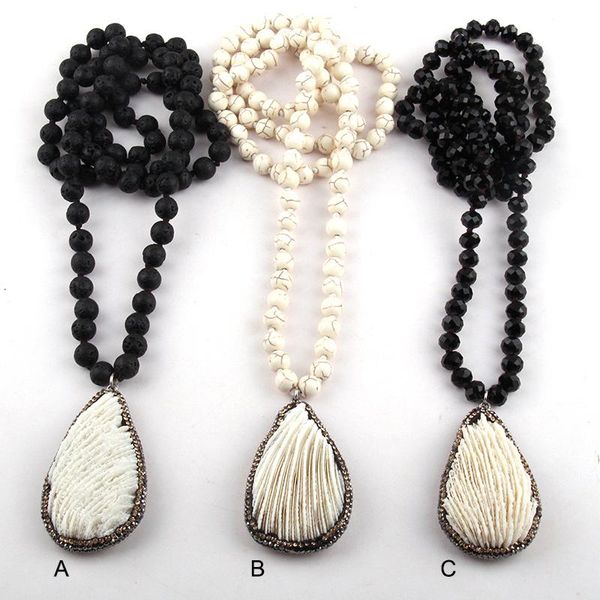 pendant necklaces moodpc fashion bohemian jewelry stone and glass long knotted necklace women lariat, Silver
pendant necklaces moodpc fashion bohemian jewelry stone and glass long knotted necklace women lariat, Silver