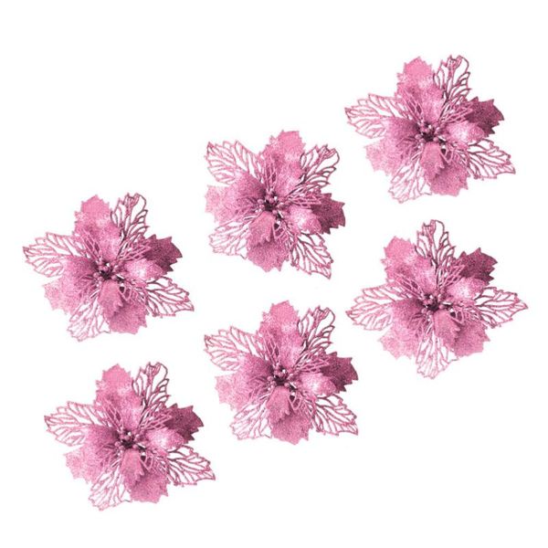 glitter hollow out artificial flowers christmas floral xmas tree decor for garden home wedding decorative & wreaths
glitter hollow out artificial flowers christmas floral xmas tree decor for garden home wedding decorative & wreaths
