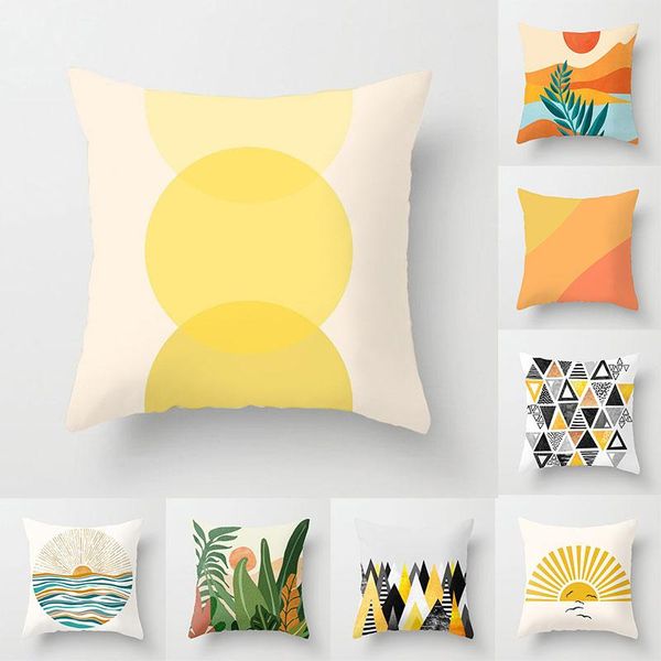 pillow case 45*45 cm modern yellow geometric lines sunrise sunset peach skin pillowcase car waist sofa cover home decor
pillow case 45*45 cm modern yellow geometric lines sunrise sunset peach skin pillowcase car waist sofa cover home decor