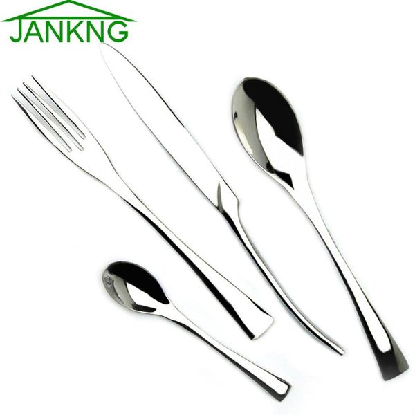 4pcs/lot 18/10 stainless steel dinnerware set steak knife dinner fork teaspoon sliverware western cutlery tableware sets
4pcs/lot 18/10 stainless steel dinnerware set steak knife dinner fork teaspoon sliverware western cutlery tableware sets