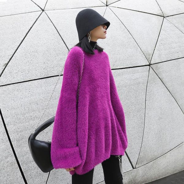 women's sweaters women pullovers fashion tide autumn winter oversized knitting sweater loose fit round neck long sleeve, White;black
women's sweaters women pullovers fashion tide autumn winter oversized knitting sweater loose fit round neck long sleeve, White;black