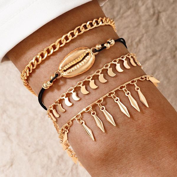 charm bracelets tocona 4pcs/sets summer shell tassel for women handmade gold alloy metal adjustable bohemian jewelry gift 18041, Golden;silver
charm bracelets tocona 4pcs/sets summer shell tassel for women handmade gold alloy metal adjustable bohemian jewelry gift 18041, Golden;silver