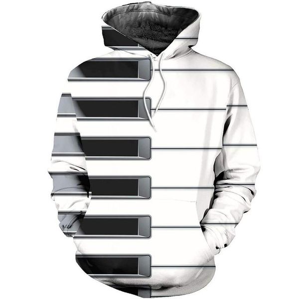 men's hoodies & sweatshirts fashion casual clothing 3d printed piano keyboard pattern zipper hoodie harajuku comfortable sweatshirt/h, Black
men's hoodies & sweatshirts fashion casual clothing 3d printed piano keyboard pattern zipper hoodie harajuku comfortable sweatshirt/h, Black