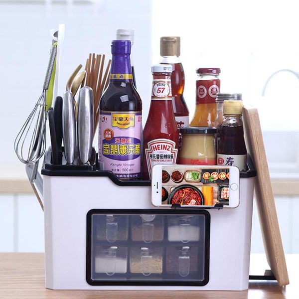 storage bottles & jars multifunctional kitchen rack plastic spice bottle seasoning chopsticks combination knife
storage bottles & jars multifunctional kitchen rack plastic spice bottle seasoning chopsticks combination knife