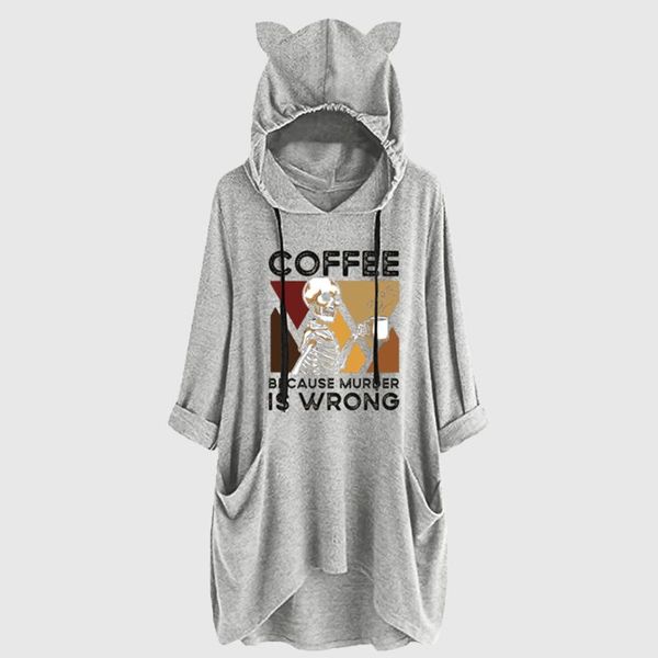 casual dresses women's ear hat party swing plus size dress mid-length blouse mid-sleeve cute printed hooded loose autumn and winter, Black;gray
casual dresses women's ear hat party swing plus size dress mid-length blouse mid-sleeve cute printed hooded loose autumn and winter, Black;gray