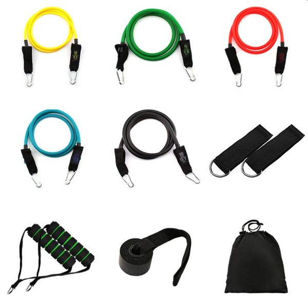 resistance bands 11 pcs tube elastic exercise set expander fitness rubber band pull rope gym training equipment
resistance bands 11 pcs tube elastic exercise set expander fitness rubber band pull rope gym training equipment