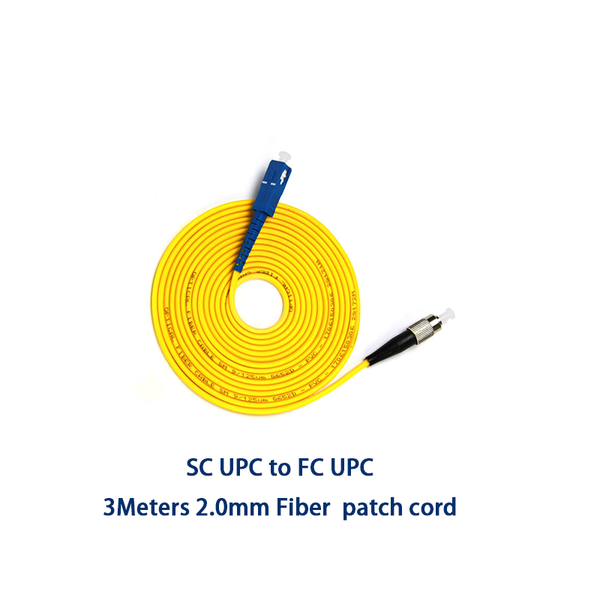 fiber optic equipment sc/upc--fc/upc 3 meters sm single-mode simplex optical patch cord ftth jumper cable 2.0mm
fiber optic equipment sc/upc--fc/upc 3 meters sm single-mode simplex optical patch cord ftth jumper cable 2.0mm