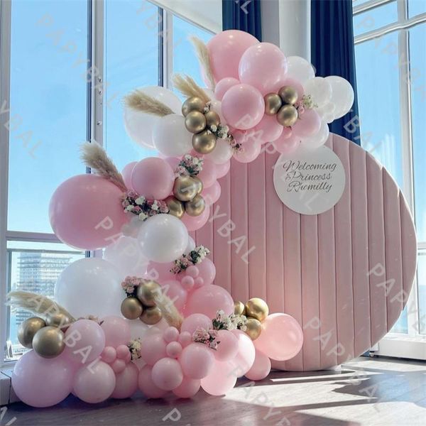 party decoration 97pcs pink white balloons arch garland kit chrome gold latex balloon set wedding birthday anniversary globos
party decoration 97pcs pink white balloons arch garland kit chrome gold latex balloon set wedding birthday anniversary globos