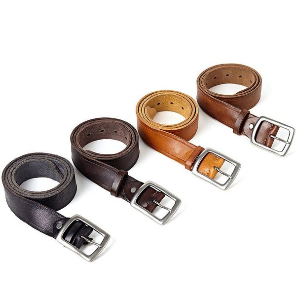 belts genuine leather belt for men vintage casual alloy pin buckle original cowhide strap male girdle md1050, Black;brown
belts genuine leather belt for men vintage casual alloy pin buckle original cowhide strap male girdle md1050, Black;brown