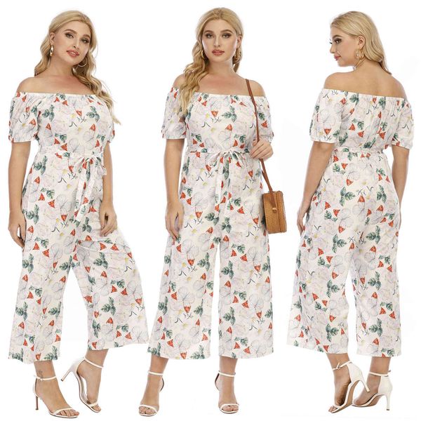 women's plus size large casual jumpsuit butterfly print one ne strap wide leg f200560
women's plus size large casual jumpsuit butterfly print one ne strap wide leg f200560