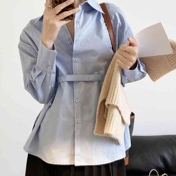 simple irregular buttoned shirts women long sleeve blouse spring lace up womens casual loose camisas mujer 210514, White
simple irregular buttoned shirts women long sleeve blouse spring lace up womens casual loose camisas mujer 210514, White