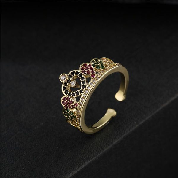 wedding rings luxury + cubic zirconia heart crown ring gold color open women girl engagement jewelry daily accessories, Slivery;golden
wedding rings luxury + cubic zirconia heart crown ring gold color open women girl engagement jewelry daily accessories, Slivery;golden